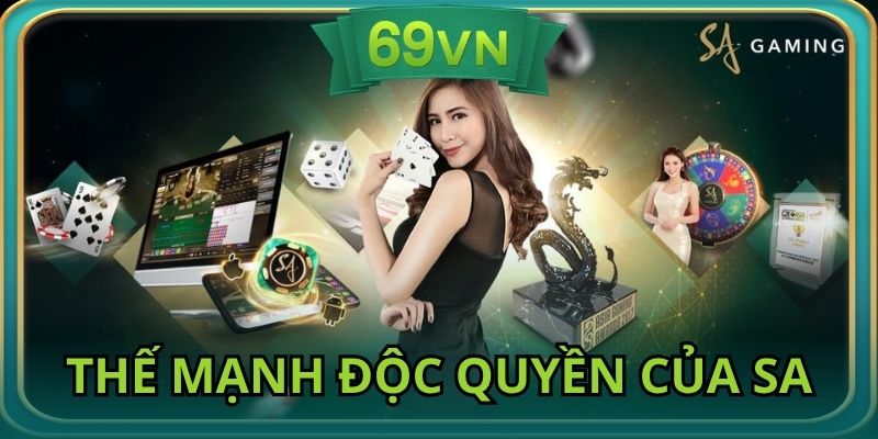 Những tính năng độc đáo của sảnh game SA