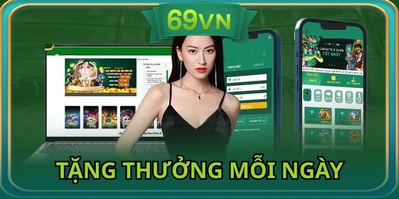 Tặng thưởng mỗi ngày theo số tiền cược